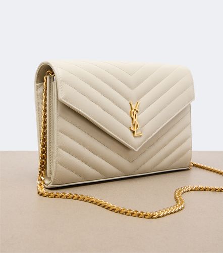 Portefeuille à chaîne Cassandre en cuir - Saint Laurent - Modalova