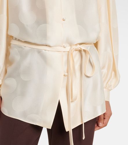 Chemise en soie à ceinture - Valentino Garavani - Modalova