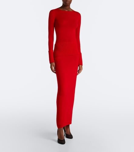 Alaïa Robe longue en laine - Alaia - Modalova