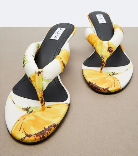 Alaïa Mules à fleurs - Alaia - Modalova