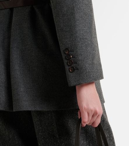 Blazer ceinturé en laine et cachemire - Brunello Cucinelli - Modalova