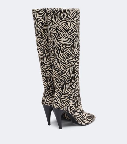 Bottes Jany en cuir façon poulain - Isabel Marant - Modalova