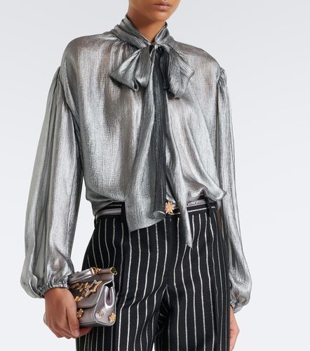 Blouse en soie à col lavallière - Dolce&Gabbana - Modalova