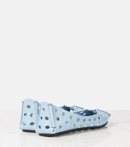Alaïa Ballerines Perfo en cuir - Alaia - Modalova