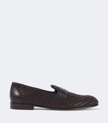 Mocassins Appia en cuir et daim - Brioni - Modalova