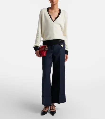 Pull VLogo en laine mélangée - Valentino Garavani - Modalova