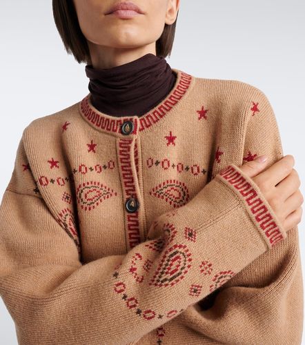Cardigan Bandana Jacquard en laine et cachemire - Alanui - Modalova