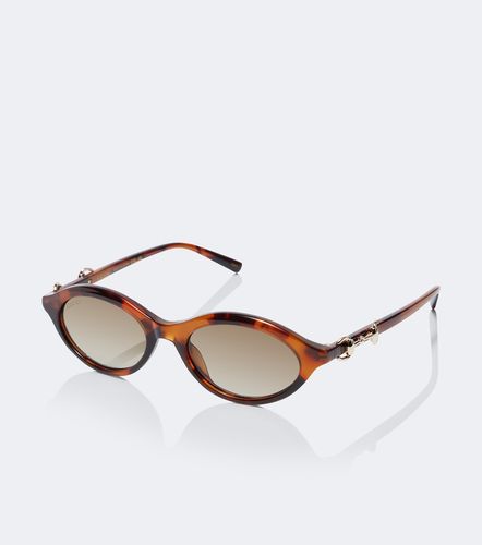 Lunettes de soleil rondes Horsebit - Gucci - Modalova