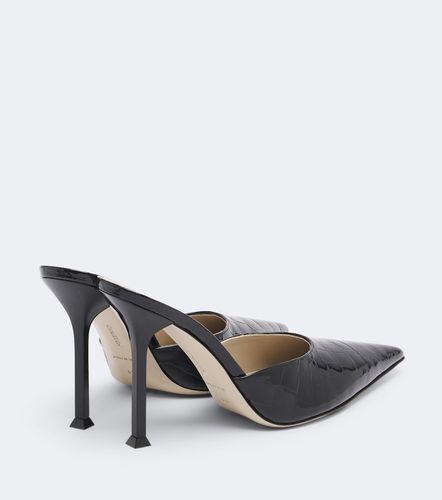 Mules Helix en cuir verni façon croco - Christen - Modalova