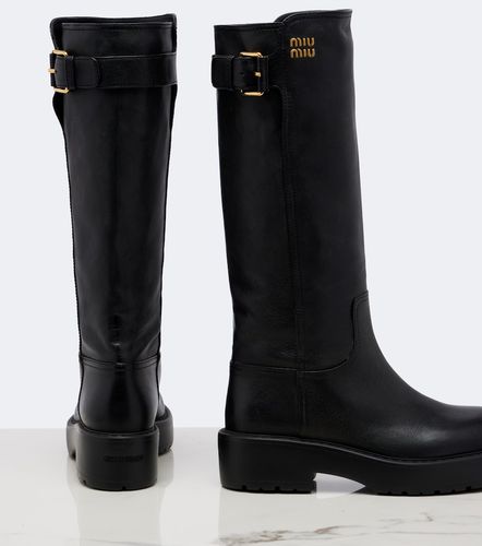 Miu Miu Bottes en cuir - Miu Miu - Modalova