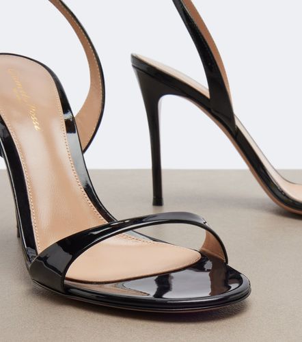 Sandales Ribbon en cuir verni - Gianvito Rossi - Modalova