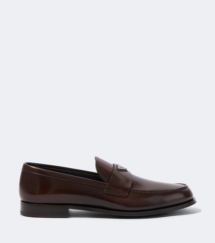 Prada Mocassins en cuir à logo - Prada - Modalova