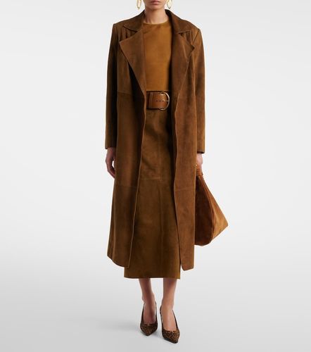 Manteau portefeuille Winona en daim - Nour Hammour - Modalova
