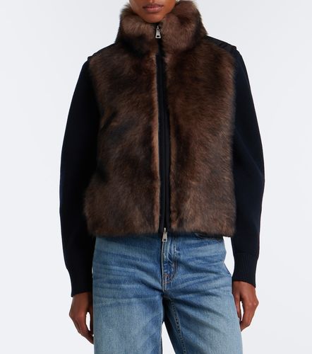 Doudoune sans manches Tadorne en shearling - Moncler - Modalova