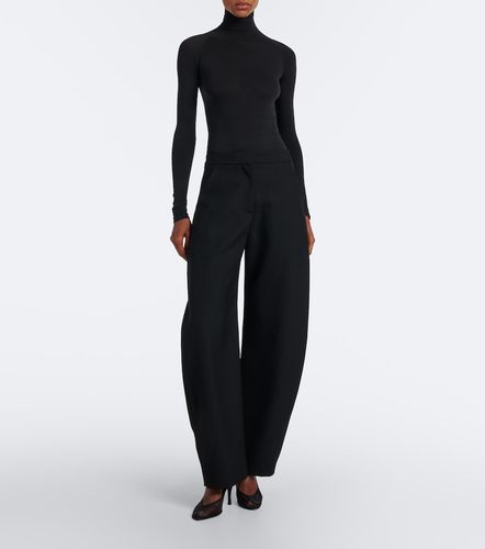 Alaïa Pantalon barrel en laine - Alaia - Modalova