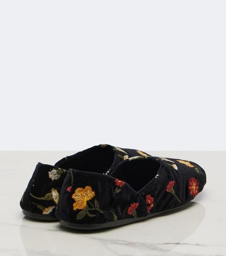 Ballerines Jane en velours à broderies - Khaite - Modalova
