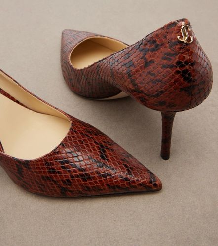 Escarpins Love en cuir façon serpent - Jimmy Choo - Modalova