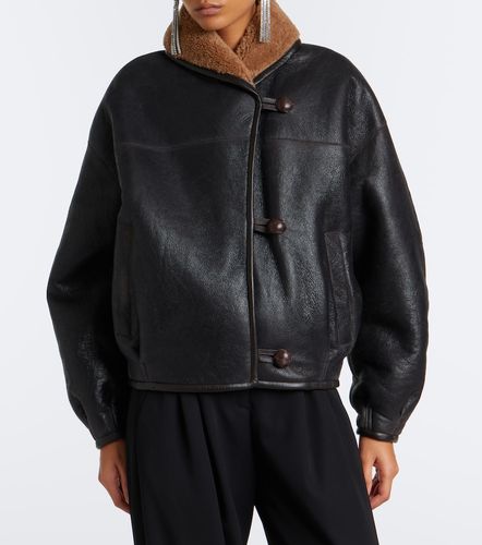 Veste Charina en cuir et shearling - Isabel Marant - Modalova
