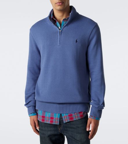 Pull Pony en coton à col zippé - Polo Ralph Lauren - Modalova