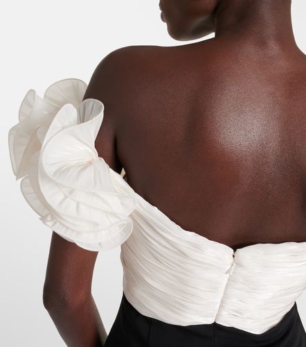 Robe Ziselle à découpes en crêpe - Costarellos - Modalova