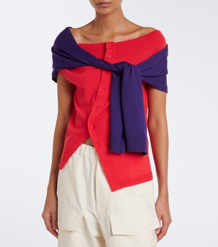 Top en laine à encolure bardot - JW Anderson - Modalova