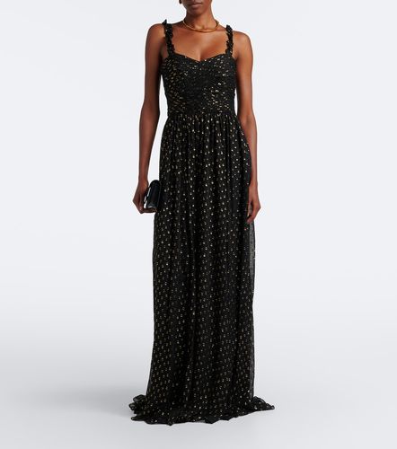 Robe longue Anastasia en soie mélangée - Ulla Johnson - Modalova