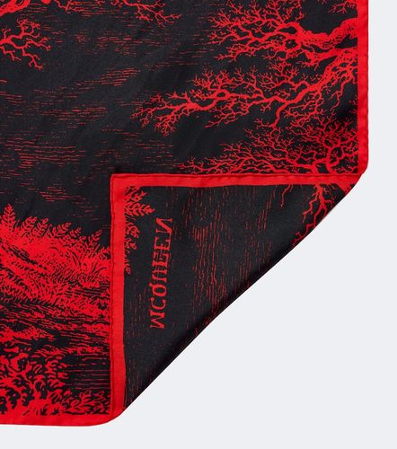 McQueen Foulard en soie à imprimé - McQueen - Modalova