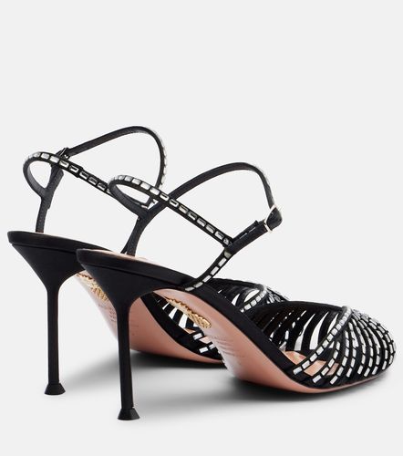 Sandales Hold Me 85 à cristaux - Aquazzura - Modalova