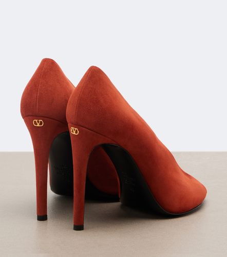 Escarpins Révélé à bout ouvert en daim - Valentino Garavani - Modalova