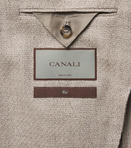 Blazer Kei en laine à chevrons - Canali - Modalova