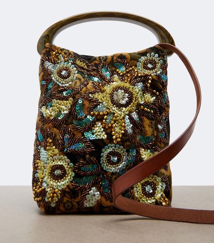 Sac à main en jacquard à fleurs - Dries Van Noten - Modalova