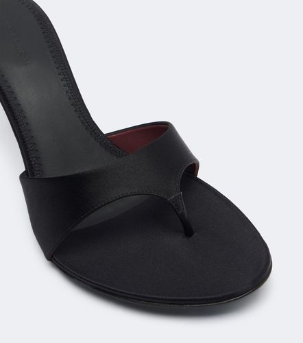 Mules en satin à appliqués floraux - Magda Butrym - Modalova