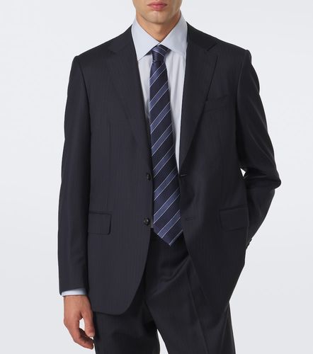 Cravate en jacquard de soie à rayures - Zegna - Modalova