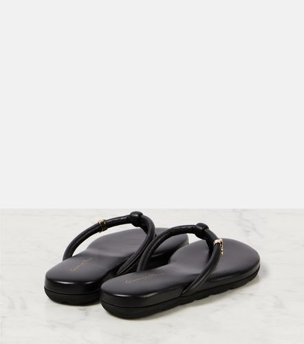 Gianvito Rossi Tongs Juno en cuir - Gianvito Rossi - Modalova