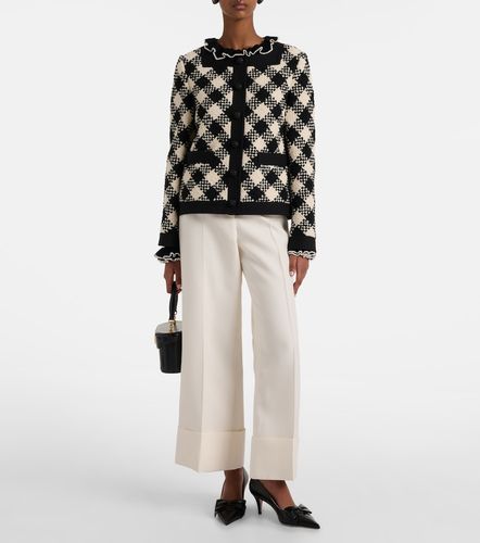 Pantalon ample en Crêpe Couture - Valentino Garavani - Modalova