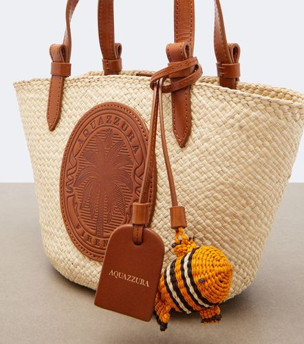 Sac Tropical Mini en raphia - Aquazzura - Modalova