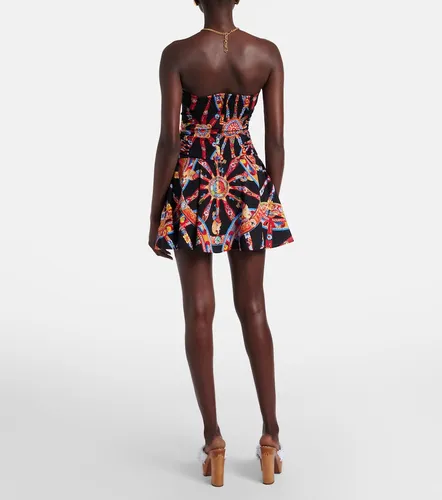 Robe en soie mélangée à imprimé - Dolce&Gabbana - Modalova