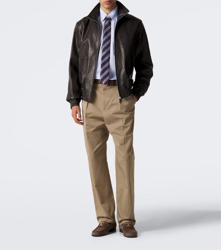 Pantalon droit en coton - Valentino Garavani - Modalova