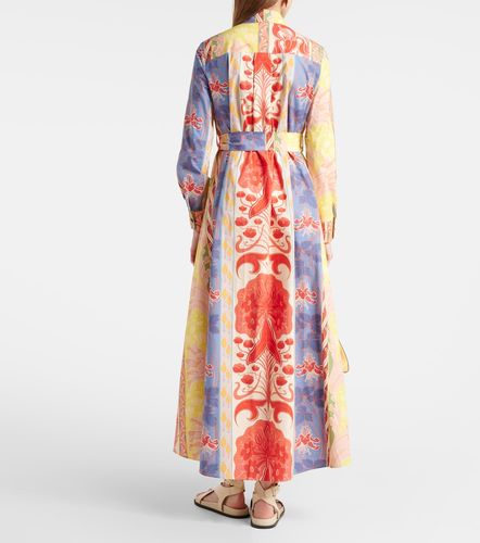 Robe chemise en coton mélangé à imprimé - Etro - Modalova