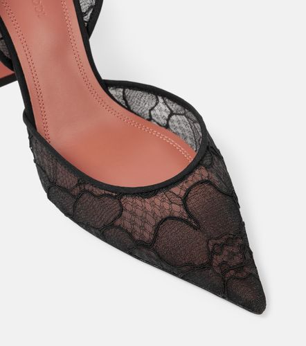 Escarpins slingback Holli 95 en dentelle - Amina Muaddi - Modalova