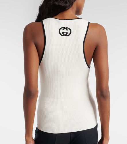 Gucci Top en coton mélangé - Gucci - Modalova
