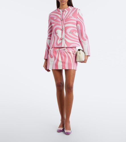 Mini-jupe Marmo en coton mélangé - Pucci - Modalova