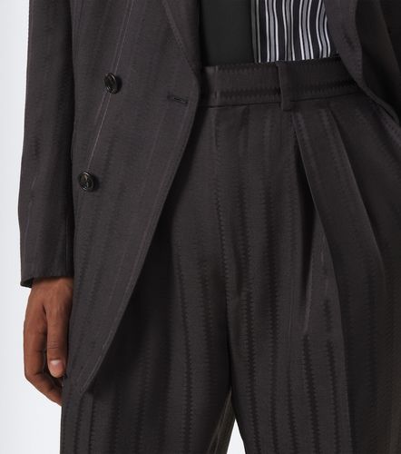 Pantalon droit rayé en jacquard - Tom Ford - Modalova
