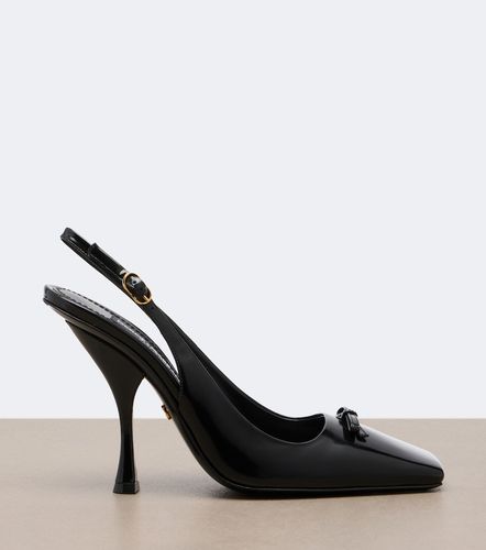 Escarpins slingback en cuir verni - Dolce&Gabbana - Modalova
