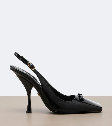Escarpins slingback en cuir verni - Dolce&Gabbana - Modalova