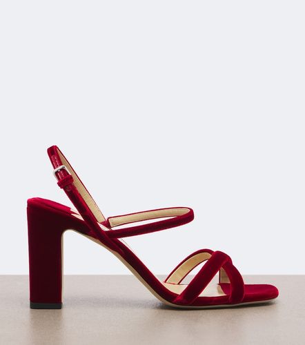 Jimmy Choo Sandales Elsy en velours - Jimmy Choo - Modalova