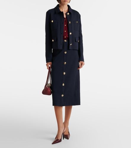 Jupe midi en coton mélangé - 'S Max Mara - Modalova