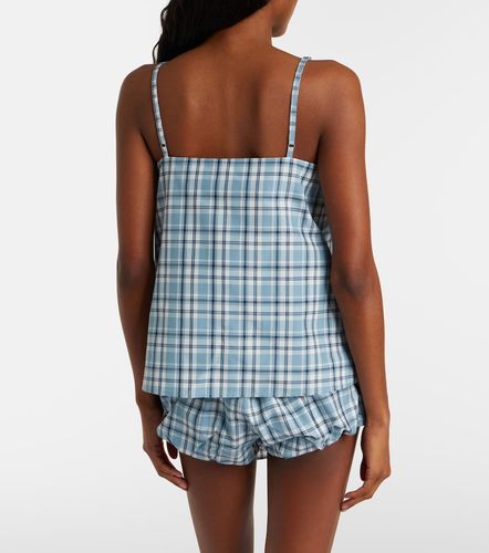 Top en coton à carreaux - Acne Studios - Modalova