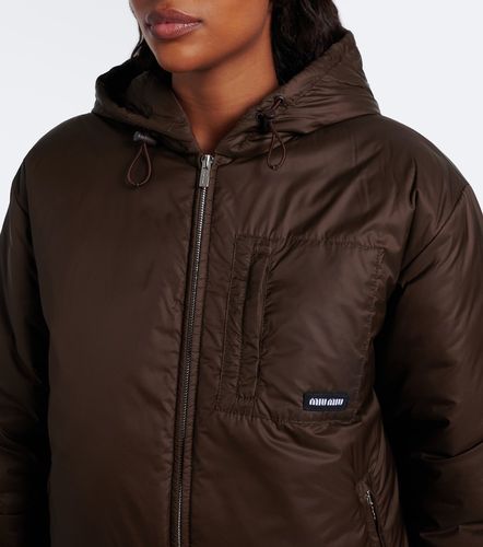 Veste matelassée à capuche - Miu Miu - Modalova