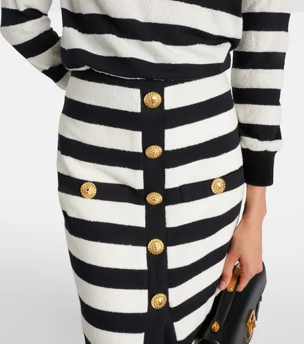 Balmain Jupe midi à rayures - Balmain - Modalova
